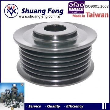 豐田-Camry 3.0 02年-黑-6溝-17芯皮帶輪